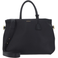 Coccinelle Blue Soft Handbag Grained Leather Noir - Einheitsgröße