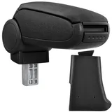 Pro-Tec pro.tec Mittelarmlehne Armauflage mit Staufach Textil schwarz