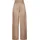 URBAN CLASSICS Satin Wide Hosen Soft taupe 4XL