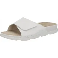Berkemann Rodena Pantolette, Leder, Perlweiß, Wechselfußbett, Weite E-H 04503-120