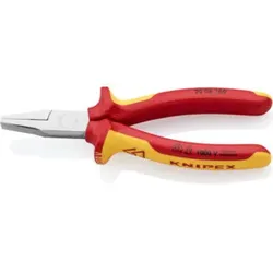 KNIPEX 20 06 160 Flachzange verchromt VDE 160 mm