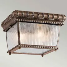 Kichler Venetian Rain 2-flammige Deckenleuchte gebürstete Bronze Ø23,5 cm