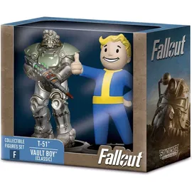 syndicate collectibles Fallout Minifiguren 2er-Pack Set F Raider & Vault Boy (Strong) 7 cm
