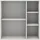 Hammel Furniture Mistral Kubus 028 Bücherregal 69 x 27 x 69 cm Weiß