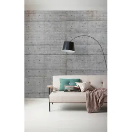 KOMAR Fototapete Vlies Concrete Blocks 300 x 250 cm