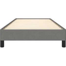 vidaXL Bettgestell 100 x 200 cm Dunkelgrau
