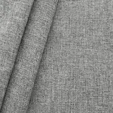 STOFFKONTOR Polsterstoff Möbelstoff Stoff - Meterware, Farbe Silber-Grau meliert - für Polsterarbeiten, Stühle, Kissen, Taschen UVM.