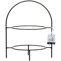 Ritzenhoff & Breker 2-stöckige Etagere Tjäna 28 cm Metall Schwarz