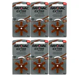 36 x Stück Rayovac Extra Advanced Typ 312 ZL3 Hörgerätebatterien braun MHD 2029