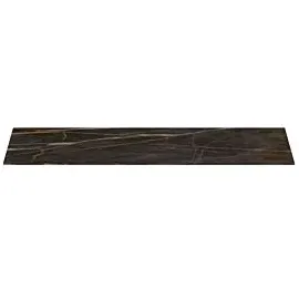 Ideal Standard Conca Keramik-Waschtisch-Platte T4346DG Ausladung 37cm, 100 x 37,3 x 0,6 cm, Mamor Noir Desir