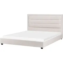 Beliani Rouen 180 x 200 cm Hellbeige