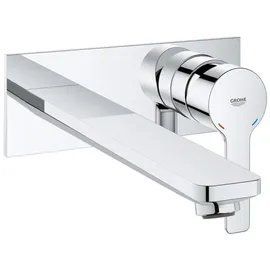Grohe Lineare 2-Loch-Waschtischbatterie Hard Graphite