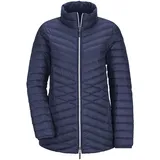 GOLDNER Kurzgröße: Herbstjacke mit Daunen, Stehkragen", in marine | Gr.: 19,
