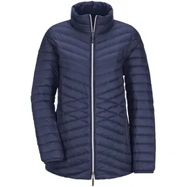 GOLDNER Kurzgröße: Herbstjacke mit Daunen, Stehkragen", in marine | Gr.: 19,
