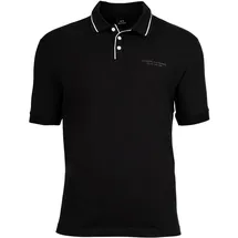 Armani Exchange Poloshirt ARMANI EXCHANGE "Poloshirt POLO SHIRT 1er Pack", Herren, Gr. M, schwarz, Obermaterial: 95% Baumwolle CO. 5% Elasthan EL., Shirts