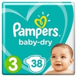 Pampers Baby-Dry Größe 3, 1er Pack (1 x 38 Stück)