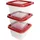 Michelino Vorratsdose Set 3-teilig 1,36 l