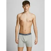 Jack & Jones PlusSize JACK & JONES Herren Jacoliver Trunks Noos Pls Pack of 5 Unterw sche, Dark Grey Melange, 3XL