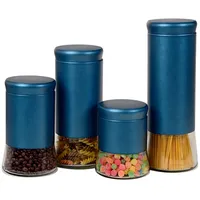 Schäfer Frischhaltedose blau 1,4 l 4-teiliges Set