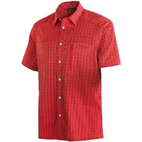 Maier Sports Mats S/s Short Sleeve red check