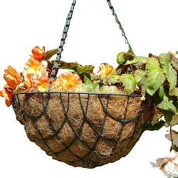 Pflanzeinlage für Pflanzkörbe und Blumenampeln 50cm Kokos-Einleger Kokosfaser 50