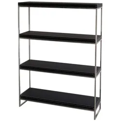 Aktenschrank Aktenregal Regal Büroregal Büroschrank Kunstlederregal Beistellschrank Büroausstattung Bürozubehör Büro Edelstahl Forli Jet-Line