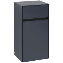 Villeroy & Boch V&B Seitenschrank Collaro 40,4x74,8x34,9cm, Anschl re, marine blue