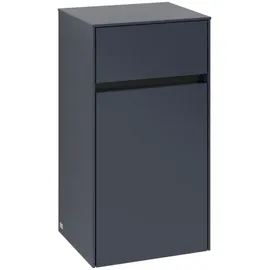 Villeroy & Boch V&B Seitenschrank Collaro 40,4x74,8x34,9cm, Anschl re, marine blue