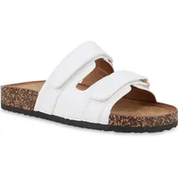 VAN HILL Damen Pantoletten Sandalen Bequeme Profil-Sohle Schuhe 841661,