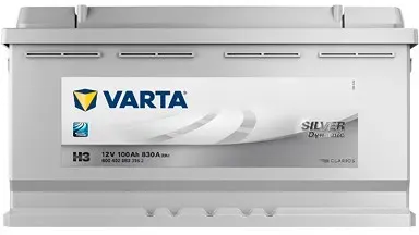 Varta Starterbatterie Silver Dynamic 100Ah 830A H3 [Hersteller-Nr. 6004020833162] für Alfa Romeo, Alpina, Aston Martin, Audi, BMW, Bugatti, Chevrolet,