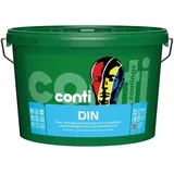 Conti DIN Wandfarbe Farbe Matte Wand- und Deckenanstriche weiß - 12,5 Liter