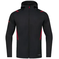 Jako Trainingsjacke Challenge mit Kapuze 502-schwarz/rot XL - Farbe:502-schwarz/rot$Größe:XL