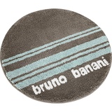 bruno banani Badematte »Daniel«, Höhe 20 mm, rutschhemmend beschichtet, fußbodenheizungsgeeignet-strapazierfähig-schnell trocknend, grau