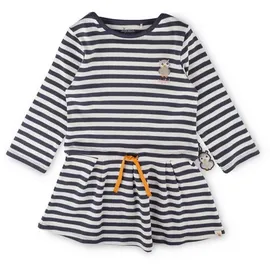 Sigikid Kleid Magic Owl in Dunkelblau/Weiß gestreift, 110
