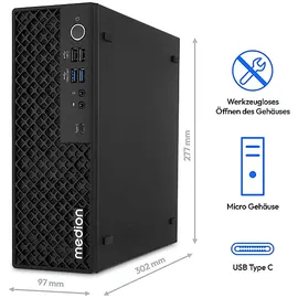 Medion Picoworx T80 III Mini-PC 2023 16 GB RAM 512 GB SSD Intel Arc Graphics Windows 11