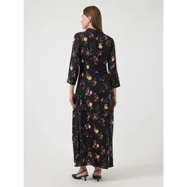Y.A.S Hemdblusenkleid Shirtkleid Schwarz S