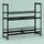 Relaxdays Reifenregal Stahl 100 x110 x35 cm schwarz für 8 Reifen