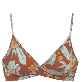 SUNSEEKER Triangel-Bikini-Top Damen rostrot-bedruckt Gr.38 Cup C/D