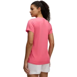 Under Armour Trainingsshirt UNDER ARMOUR "UA W'S CH. TRAIN SS", Damen, Gr. M, weiß (super pink,, weiß), Obermaterial: 100% Polyester, normal, Rundhals, Shirts