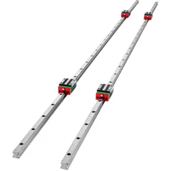 VEVOR Linearführung Linearführunge Linearschiene 15mm Linearführungsschiene Hsr15-1500mm Schleifen 2 Stück
