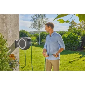 Gardena PowerRoll Akku-Schlauchbox XXL weiß inkl. Akku + Ladegerät 18647-20