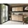 Respekta Buffet Oliver 150 x 200 x 60 cm Grau/Eiche