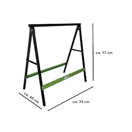 Baumarktplus 4x Klappbock Sägebock Arbeitsbock klappbar 2er Set Traglast 200 kg/Paar Gerüstbock