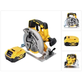 DeWalt DCS 570 Akku Handkreissäge 18 V 184 mm Brushless + 1x Akku 5,0 Ah - ohne Ladegerät