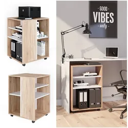 Vicco Rollcontainer Bürocontainer Büroschrank Schreibtisch Aktenschrank SON