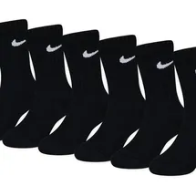 Nike Jungen DF PERF BASIC Crew Socken, Black, 4/5 Jahre - 4-5 Jahre