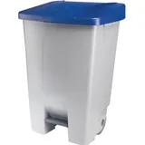 Denox Tretabfalleimer 80 l Blau