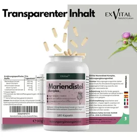 Exvital Mariendistel Komplex Kapseln 180 St.