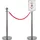 Stagecaptain Absperrständer Personenleitsystem PLS-150 1,5 m Silber
