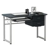 HJH Office Schreibtisch Workflow Graphit / Weiß